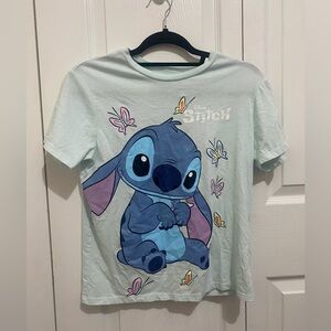 Disney Stitch Women T-Shirt - Mint Green